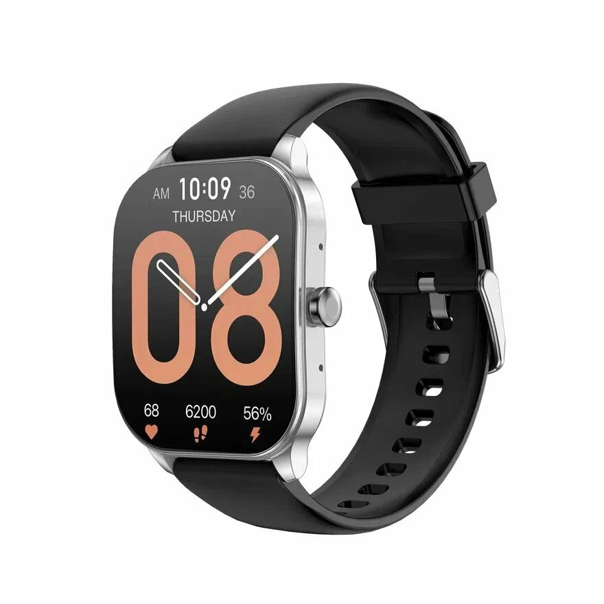 Amazfit Умные часы POP 3S, 49mm, Серебристый #1