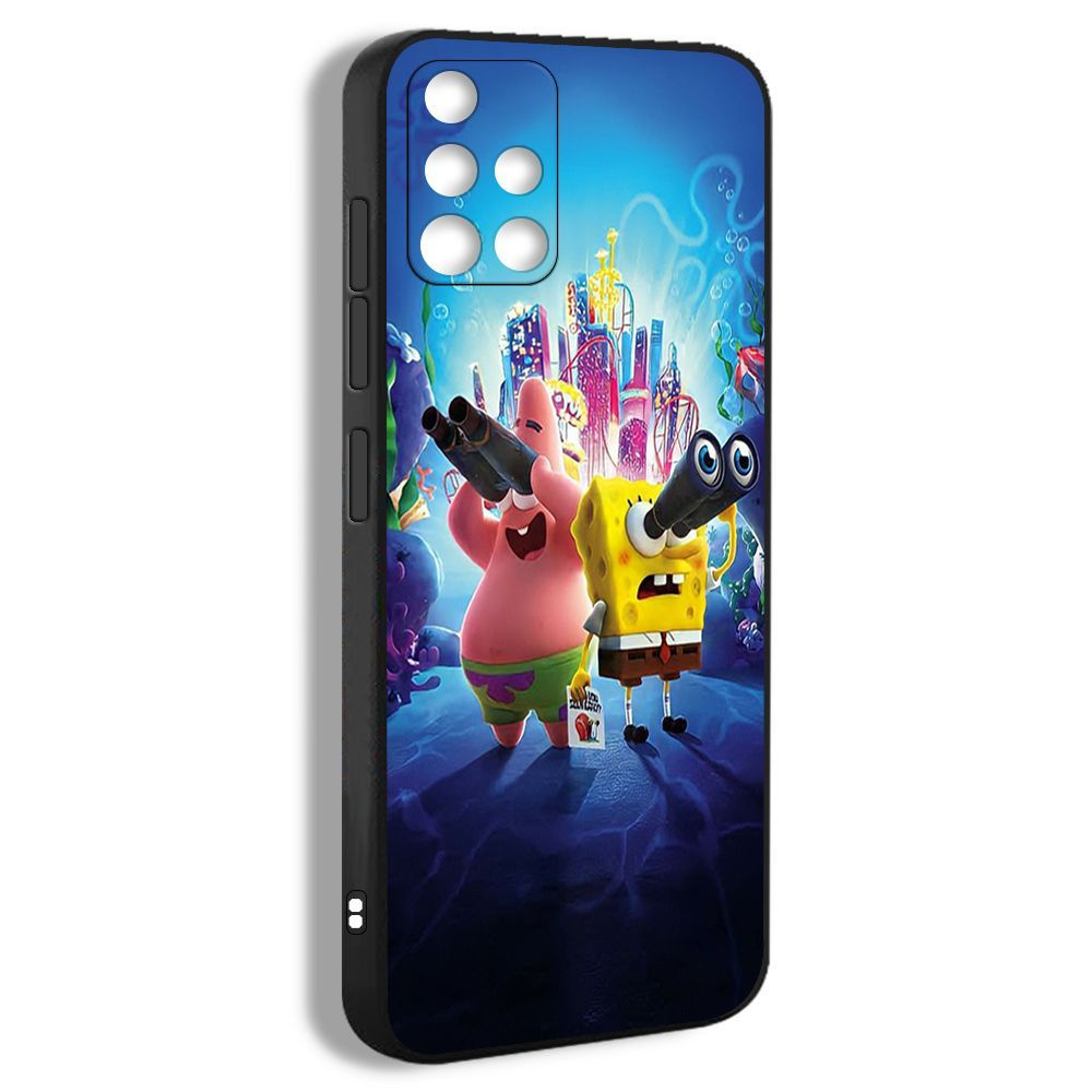 чехол для смартфона Подходит для Samsung Galaxy A71 4G Спанч Боб Губка Боб  SpongeBob EDX69 - купить с доставкой по выгодным ценам в интернет-магазине  OZON (1177799589)