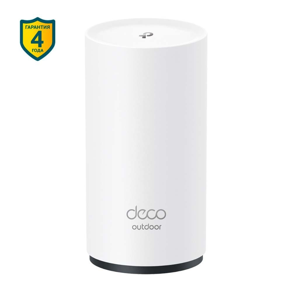 Wi-Fi Mesh система TP-Link Deco X50-Outdoor (1 шт) AX3000 интернет точка  доступа для улицы и помещений, Гигабитный Ethernet роутер, Два диапазона Wi  ...