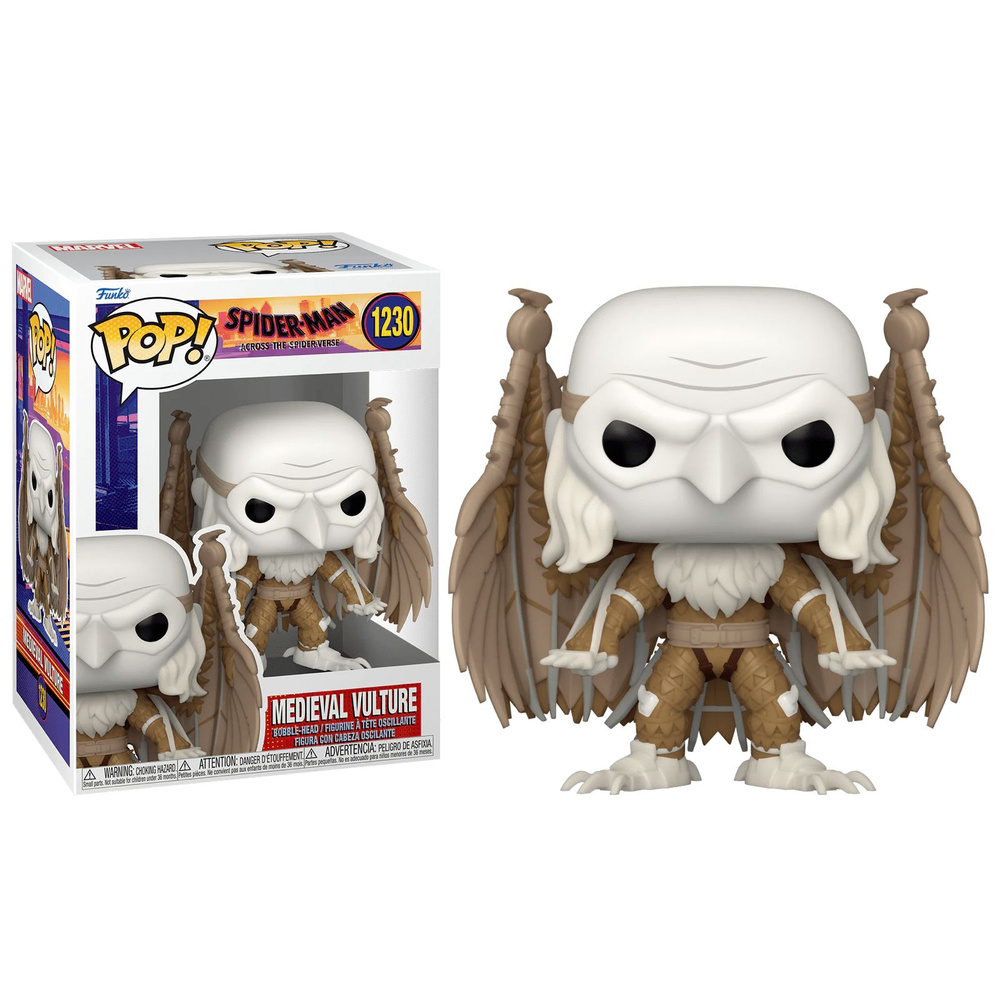 Фигурка Funko POP Medieval Vulture из мультфильма Spider-Man: Across the  Spider-Verse Marvel / Стервятник средневековье из Человек-Паук: Паутина  вселенных Марвел Фанко ПОП - купить с доставкой по выгодным ценам в  интернет-магазине OZON (