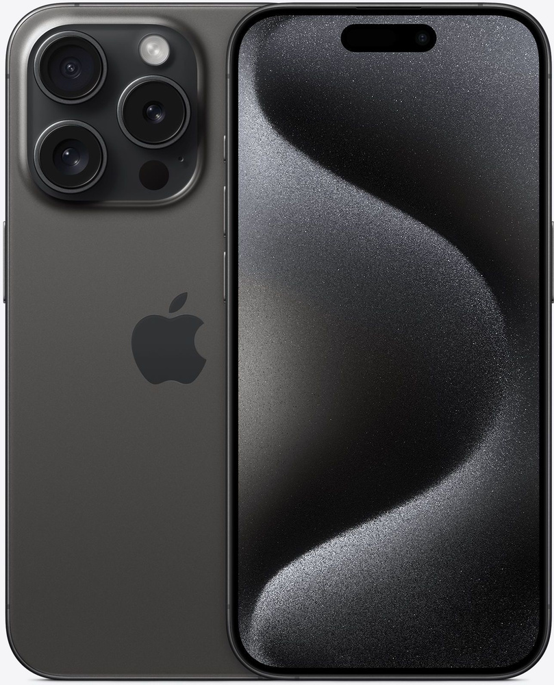 Apple Смартфон iPhone 15 Pro 8/256 ГБ, черный