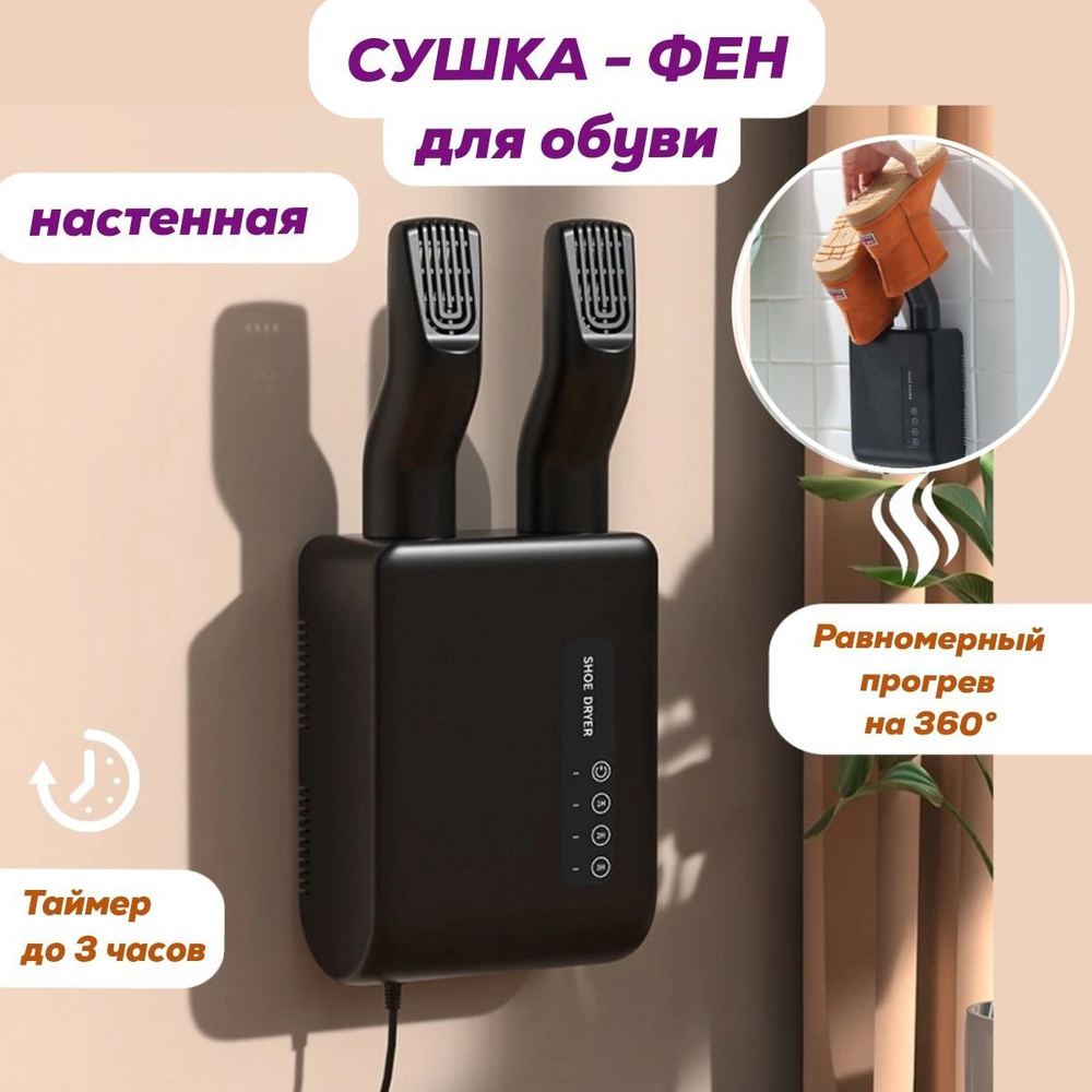 Сушилка для обуви электрическая настенная с таймером - купить с ...