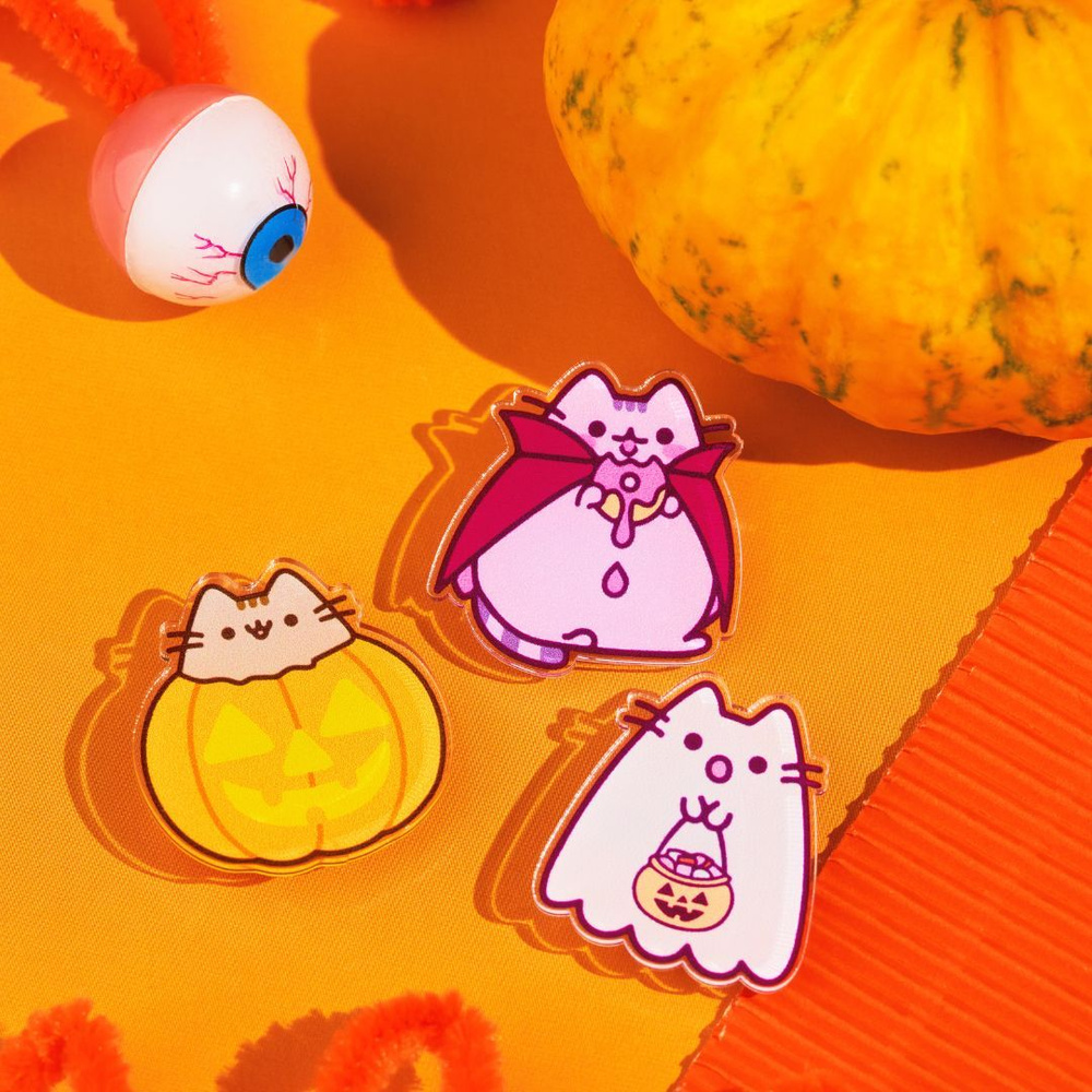 Набор значков на рюкзак Кот Пушин Котики Хэллоуин - купить с доставкой ...