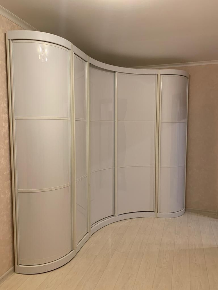 Шкаф распашной Угловой элемент с радиусной дверью, 45x45x235 см купить ...