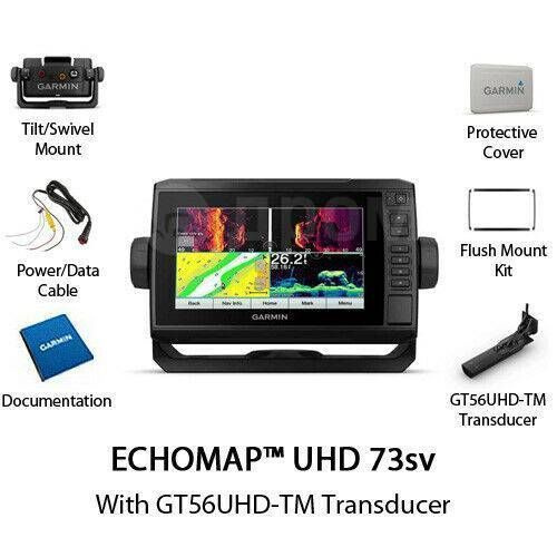 Эхолот-картплоттер Garmin EchoMap UHD 73sv с датчиком GT56UHD-TM(010 ...