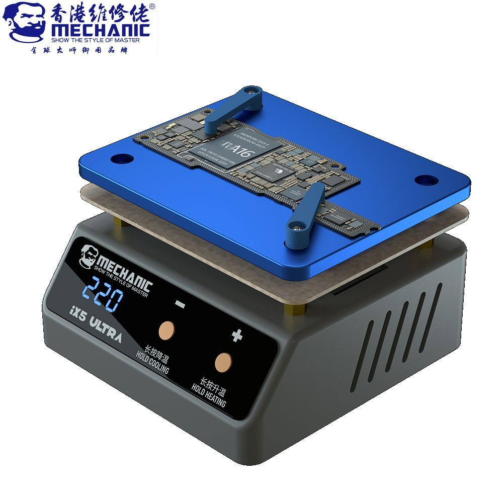 Mechanic IX5 Ultra Mechanic IX5 Mini Платформа подогрева 18 в 1 материнская  плата слоистый склеивающий нагреватель для телефона X - 15 Pro Max - купить  с доставкой по выгодным ценам в интернет-магазине OZON (1043193264)