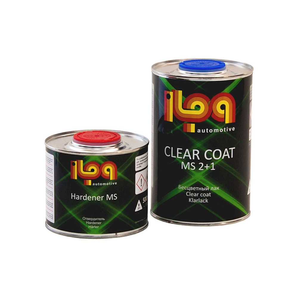 Лак акриловый ILPA MS 2+1 Clear Coat бесцветный 1 л. с отвердителем 0,5 л.