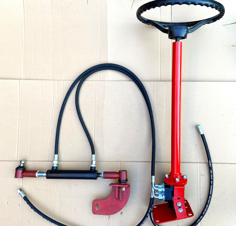 Т-25. Комплект дозатора с рулевой колонкой. Цилиндр одностороннего ...