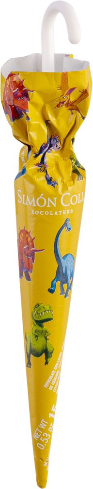 В заказе 1 штука: Шоколад молочный Саймон Колл зонтики динозавры Саймон Колл м/у, 15 г  #1