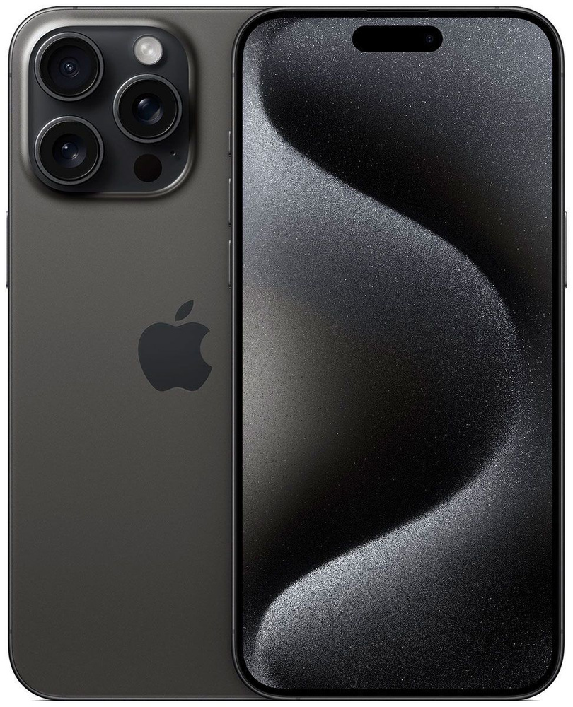 Apple Смартфон iPhone 15 Pro Max (A3105) 256Gb черный титан 8/256 ГБ, черный