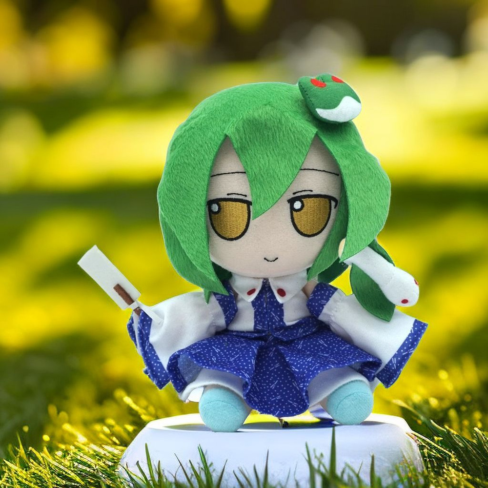 Аниме Мягкие Игрушки TouHou Project Fumo Kochiya Sanae - MofuMofu Sanae Игрушка Антистресс 20 CM  #1