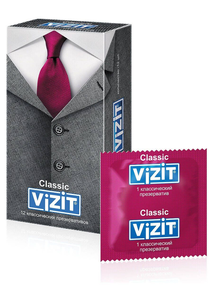 VIZIT Classic Презервативы, 12 шт. - купить с доставкой по выгодным ...