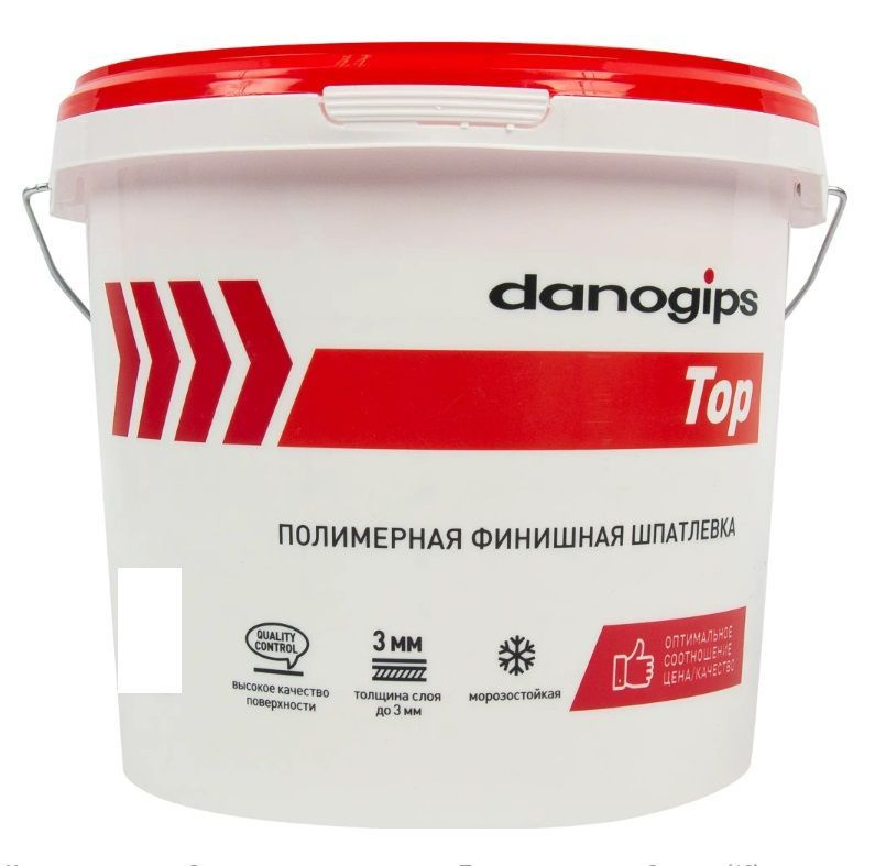 Шпаклевка готовая финишная Danogips Dano Top 5 кг #1