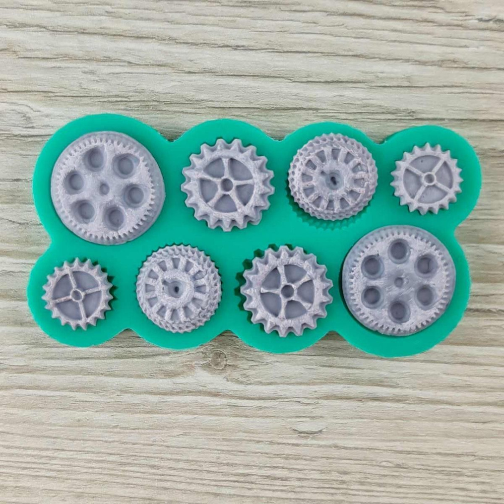 Силиконовый молд Набор шестеренок - купить с доставкой по выгодным ...