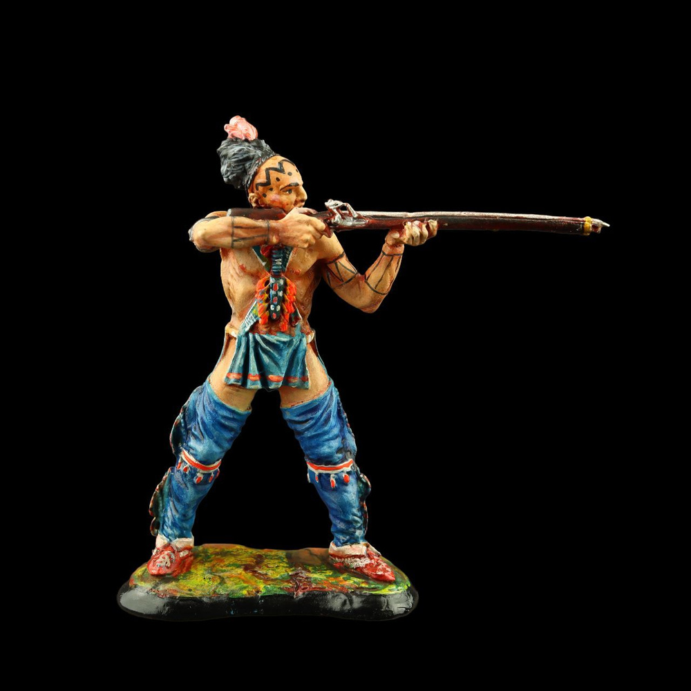 Оловянный солдатик: Стреляющий Ирокез - купить по выгодной цене в ...