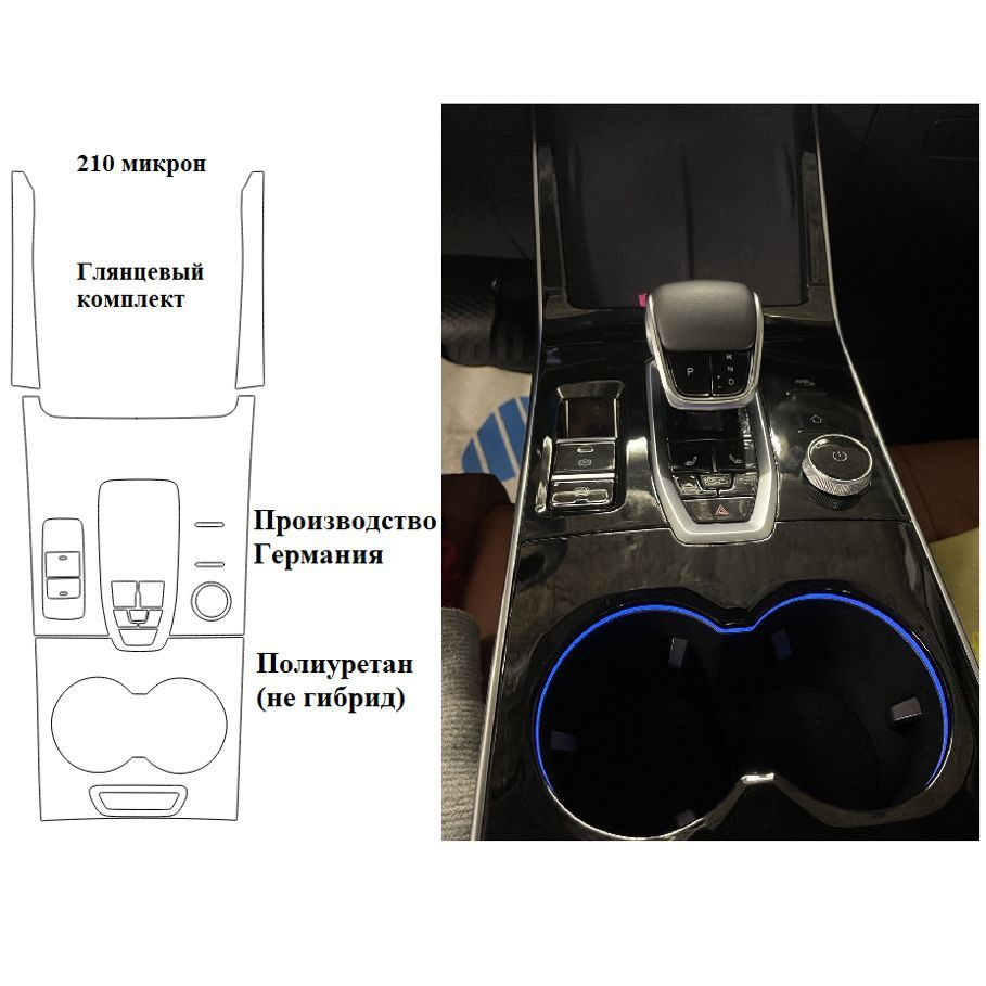 Защитная глянцевая пленка для консоли авто Omoda C5/Омода с5 - купить с  доставкой по выгодным ценам в интернет-магазине OZON (966491196)