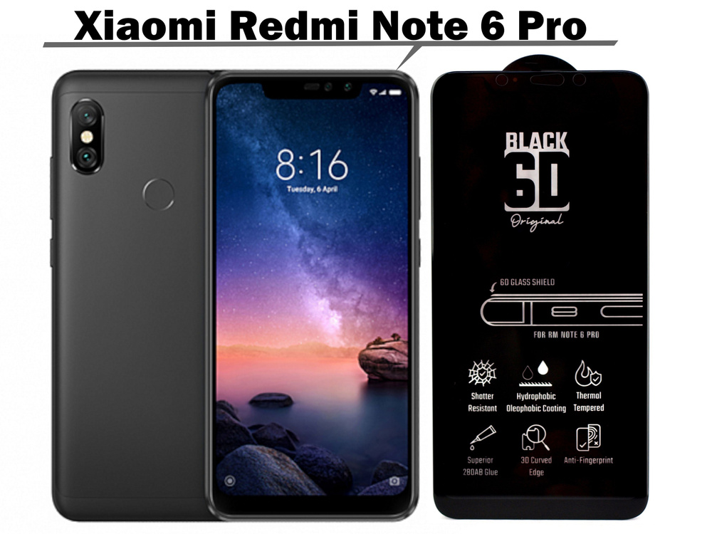 Защитное стекло для Xiaomi Redmi Note 6 Pro #1