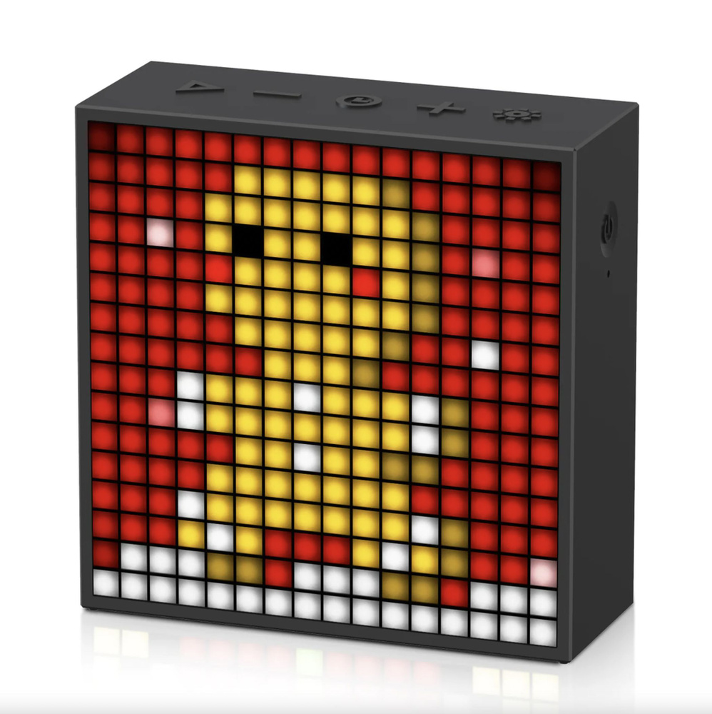 Беспроводная умная колонка с пиксельным LED-экраном Divoom Timebox-Evo (Чёрный)  #1