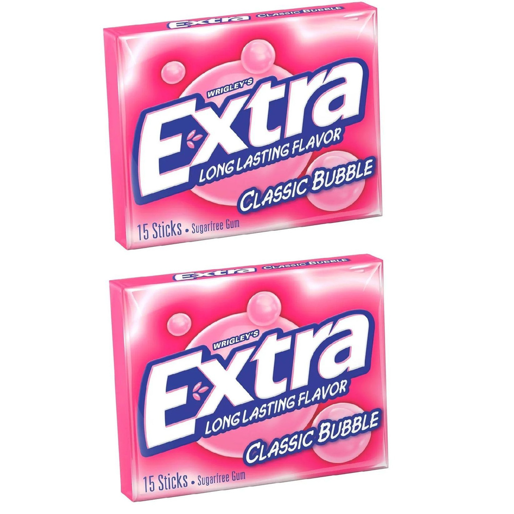 Жевательная резинка Wrigley Extra Классика 2 уп по 40,5г - купить с ...