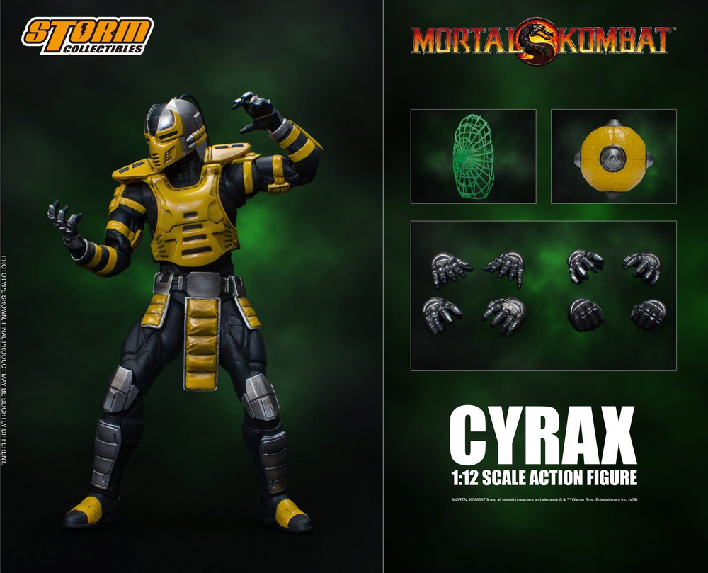 3. Cyrax Mortal Kombat 3. Storm Collectibles