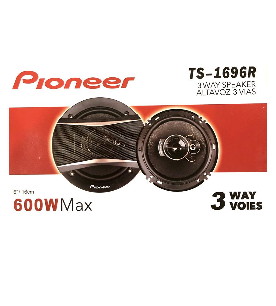 Автомобильные колонки Pioneer TS-1696R 16см трехполосная коаксиальная