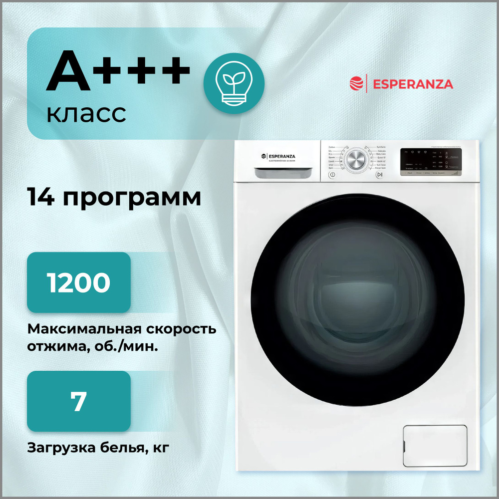 ESPERANZA Стиральная машина WMF 612IBD06, белый