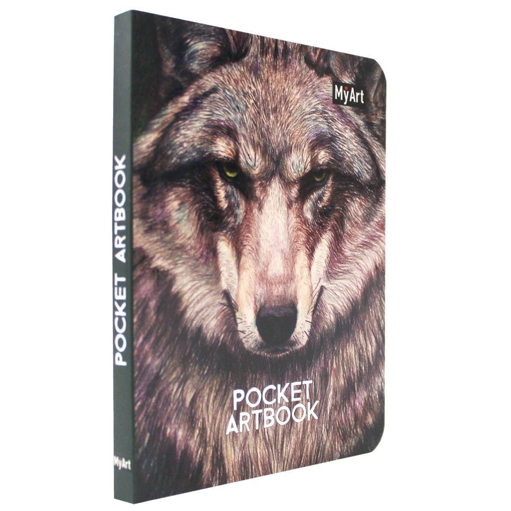 Скетчбук Pocket Artbook, "Волк", формат А6, 80 листов #1