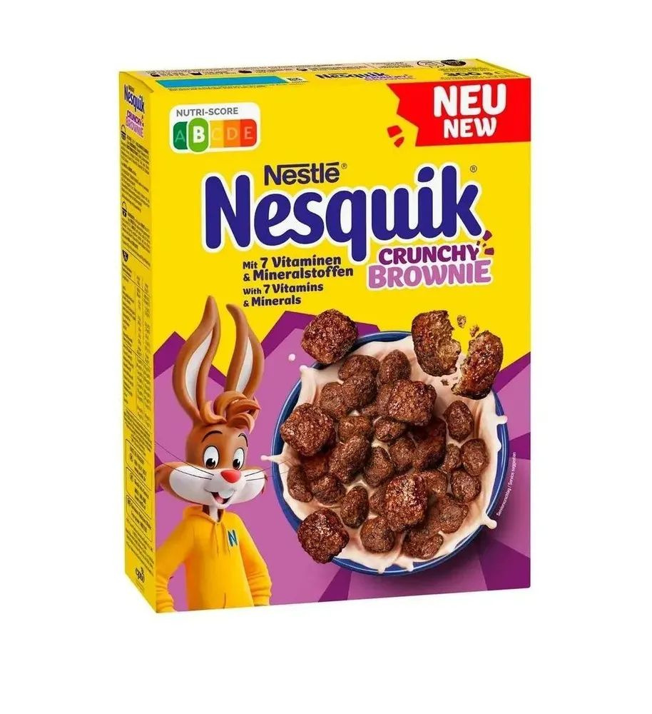 Сухой завтрак Nestle Nesquik Crunchy Brownie 300гр #1