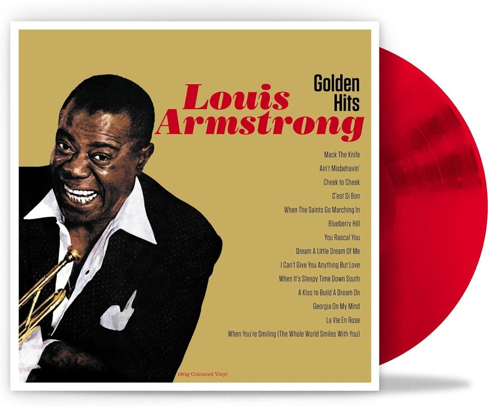 Louis Armstrong Golden Hits Red Vinyl (LP) Луи Армстронг сборник хитов ...