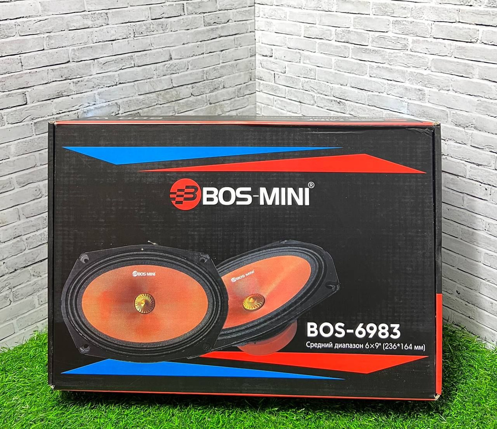 BOS-MINI Колонки для автомобиля Колонки авто Bos Mini BOS6983, 23 см (9 дюйм.)  #1