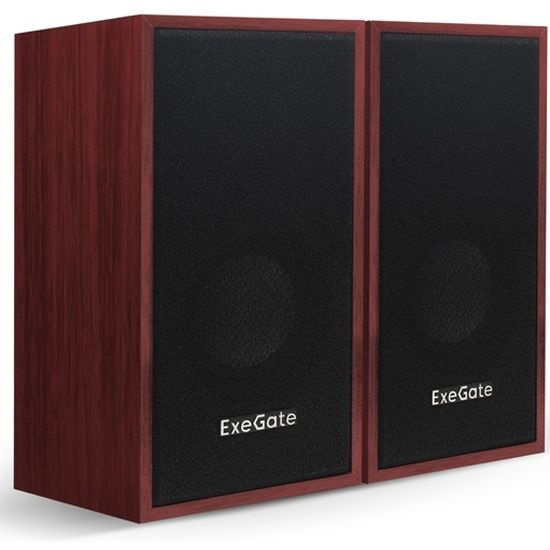 ExeGate Акустическая система Колонки 2.0 Tango 314 вишня, 6 Вт, бордовый  #1