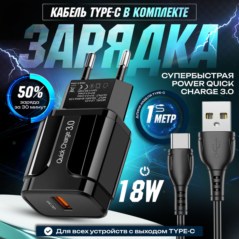 Сетевое зарядное устройство AlisaFox MR-S30_1, 18 Вт, USB 3.0 Type-A, AFC ( Samsung), Fast Charge - купить по выгодной цене в интернет-магазине OZON  (606889193)