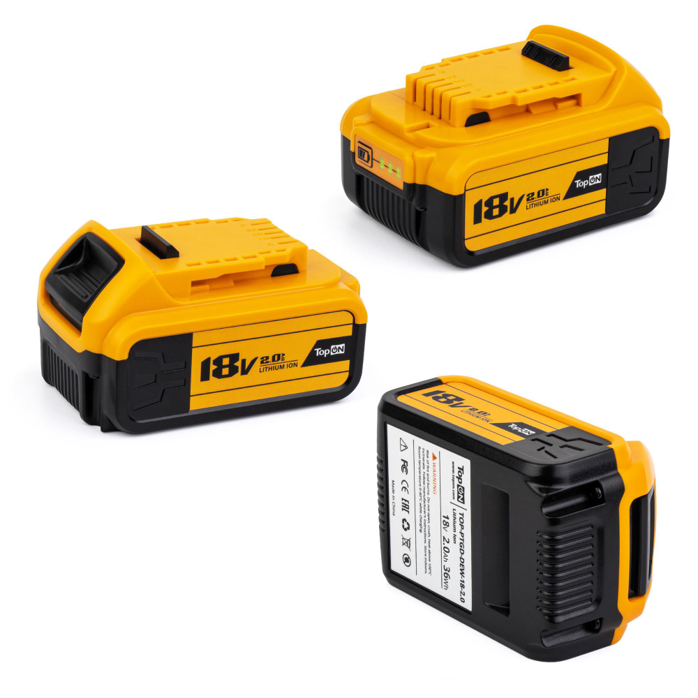 Аккумулятор для DeWalt 18V 2.0Ah (Li-Ion) PN: DCB183 #1