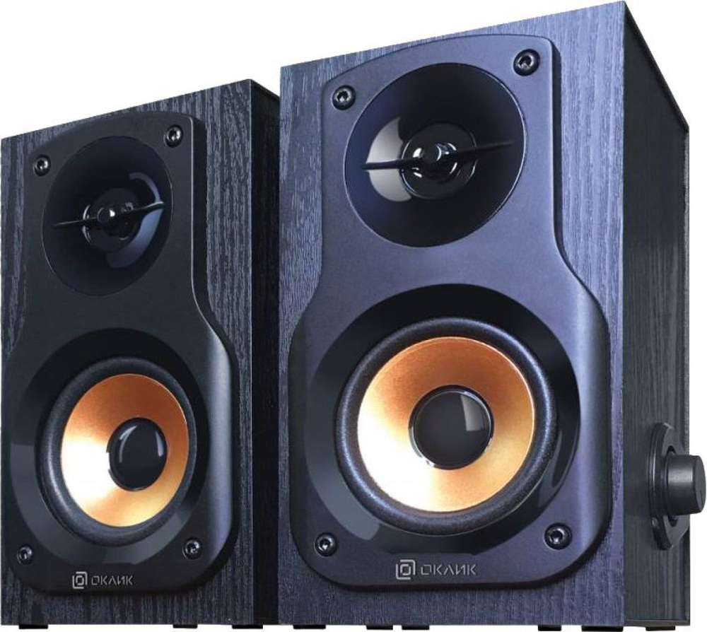 Компьютерная колонка Oklick 459202 OK-162 2.0 черный 8Вт - купить с ...