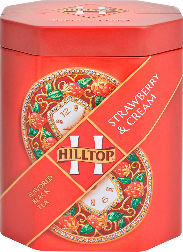 Чай черный Hilltop земляника со сливками 100 гр*1 шт - купить с ...