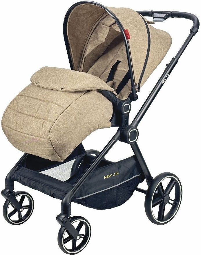 Коляска универсальная 2 в 1 New Lux Z1, бежевый - купить с доставкой по ...
