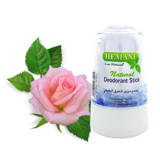 Дезодорант кристалл Алунит с экстрактом Розы Хемани (Hemani), 70 грамм  #1
