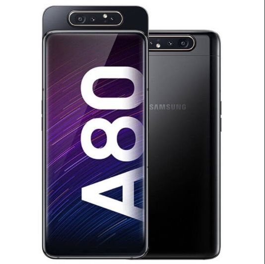 Samsung Смартфон Galaxy A80 (A805F) 4G Черный Европейская версия Dual SIM 8/128 ГБ, Nano-SIM, черный #1