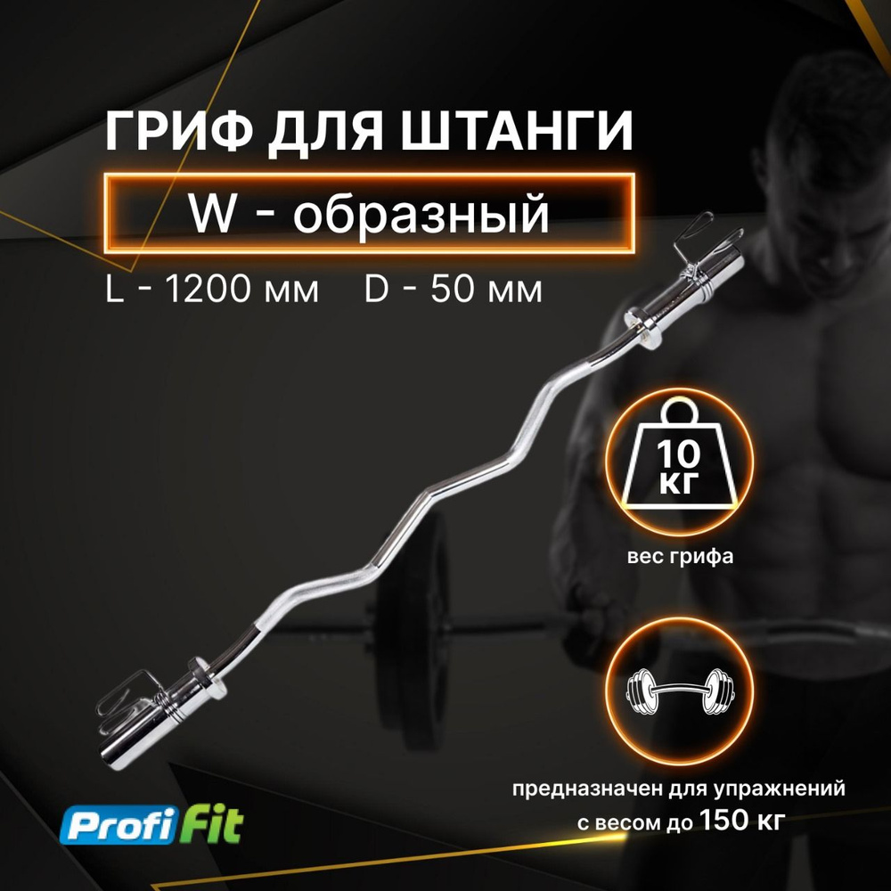 24 w-образных грифа для штанги в Санкт-Петербурге 🛒 от 2 190 ₽