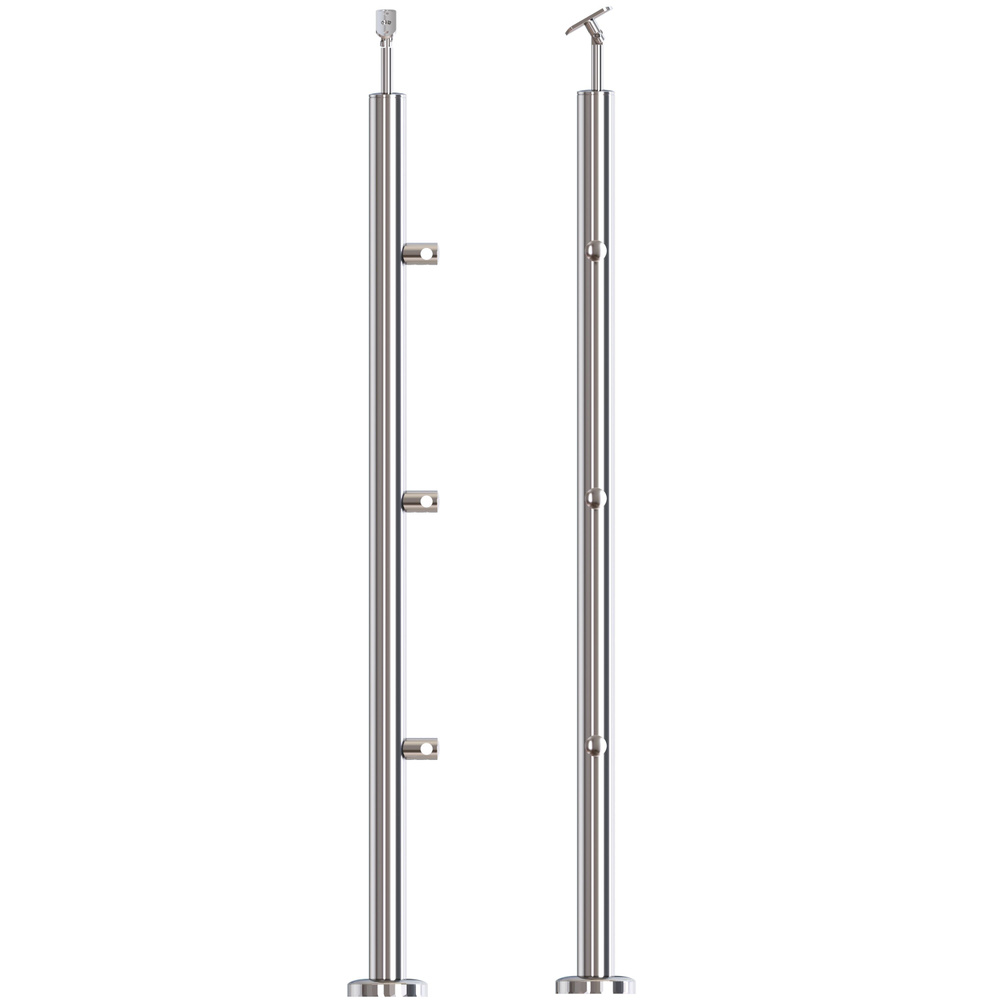 Стойка балясина для перил лестницы на помещения, 3 ригиля 12 мм, из ...