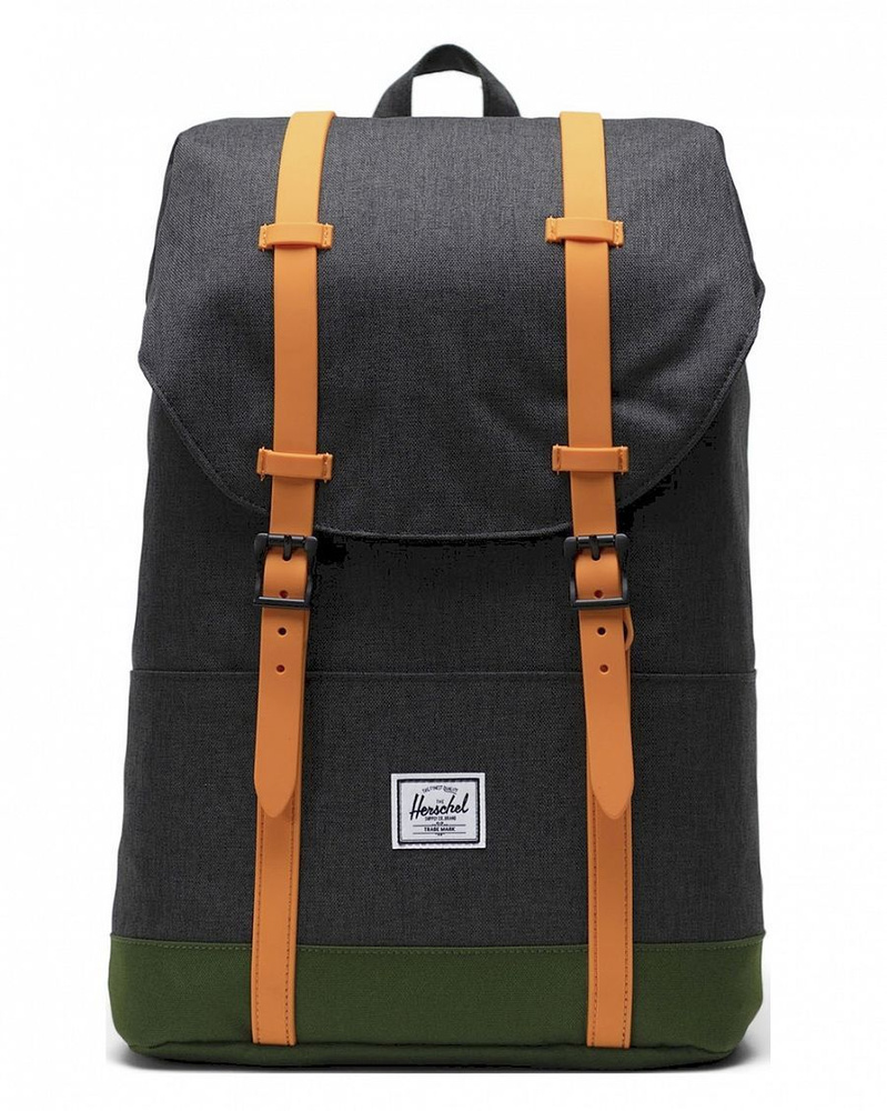 Рюкзак Herschel Retreat Youth (11158) Black Crosshatch Forest Elf Sun Orang #1