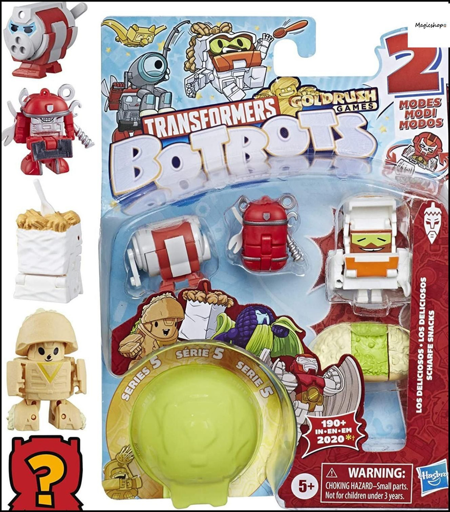 TRANSFORMERS TRA BOTBOTS 5 коллекционных персонажей (тренажерный зал ...