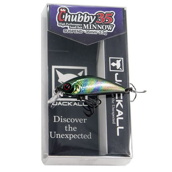 Воблер JACKALL CHUBBY MINNOW 35SP 2.3g цвет UL TAMAMUSHI #1