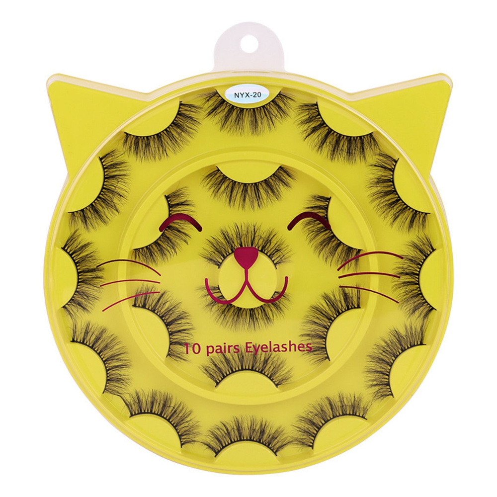 Накладные ресницы 3D густые и вьющиеся ресницы 10 пар - купить с ...