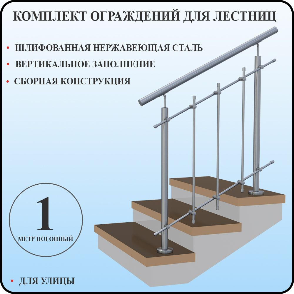 Поручни для лестниц в Санкт-Петербурге