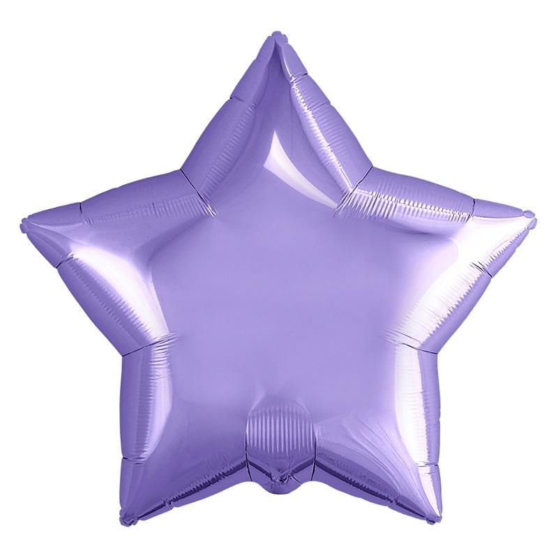 Воздушный шар, Весёлая затея, Звезда Lavender пастель #1