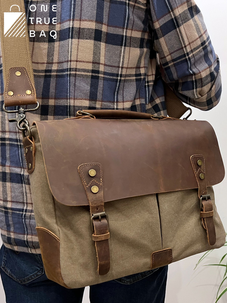 Сумка мужская через плечо One True Bag, городская кэжуал сумка с ...