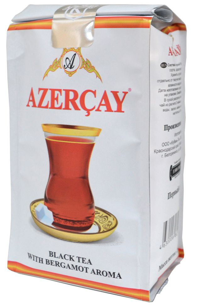 Чай черный Азерчай Бергамот 200 грамм мягкая упаковка #1