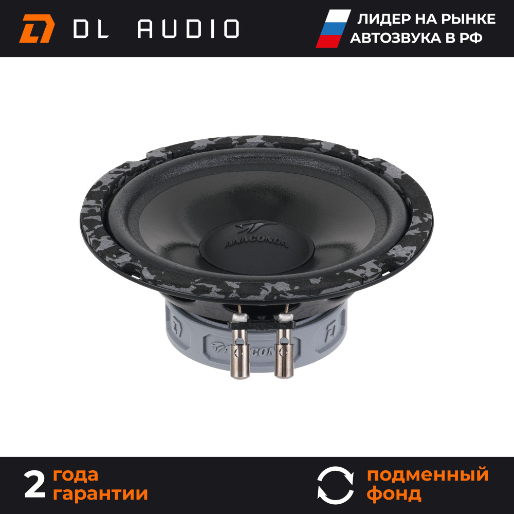 Колонки автомобильные компонентные DL Audio Anaconda 165 Comp #1