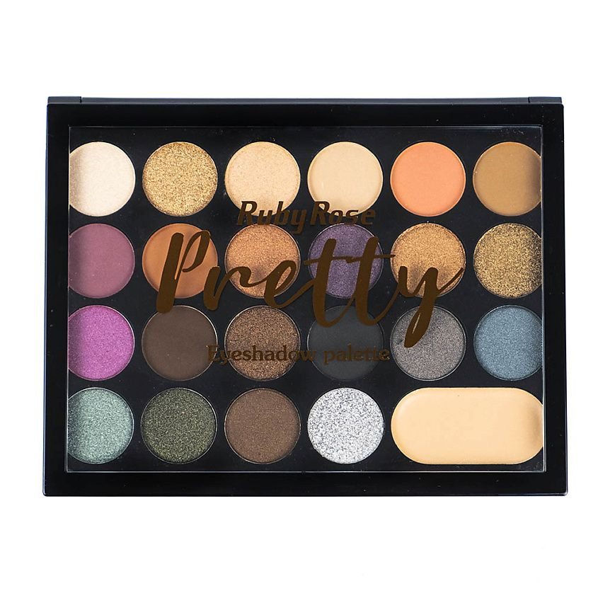 RUBY ROSE Палетка теней для век Pretty цвет: Черный - купить с ...
